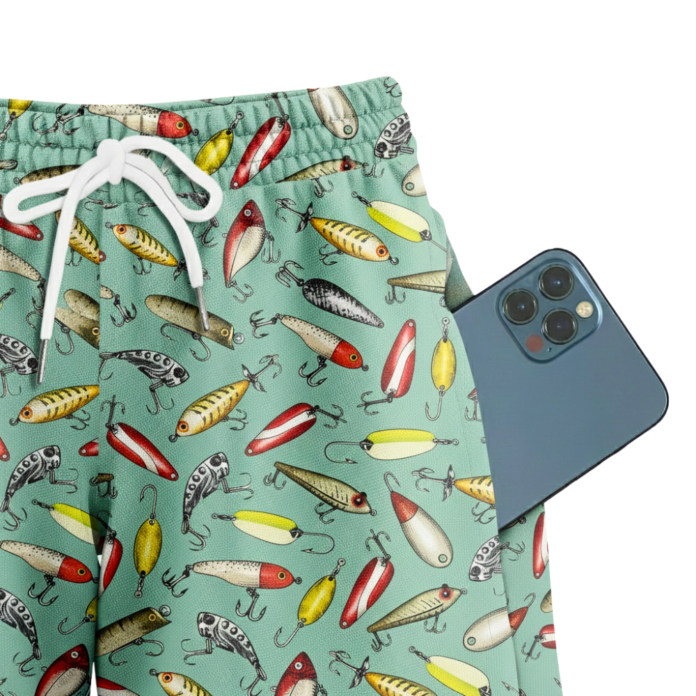 Men’s Fishing Lure Shorts – Quick Dry