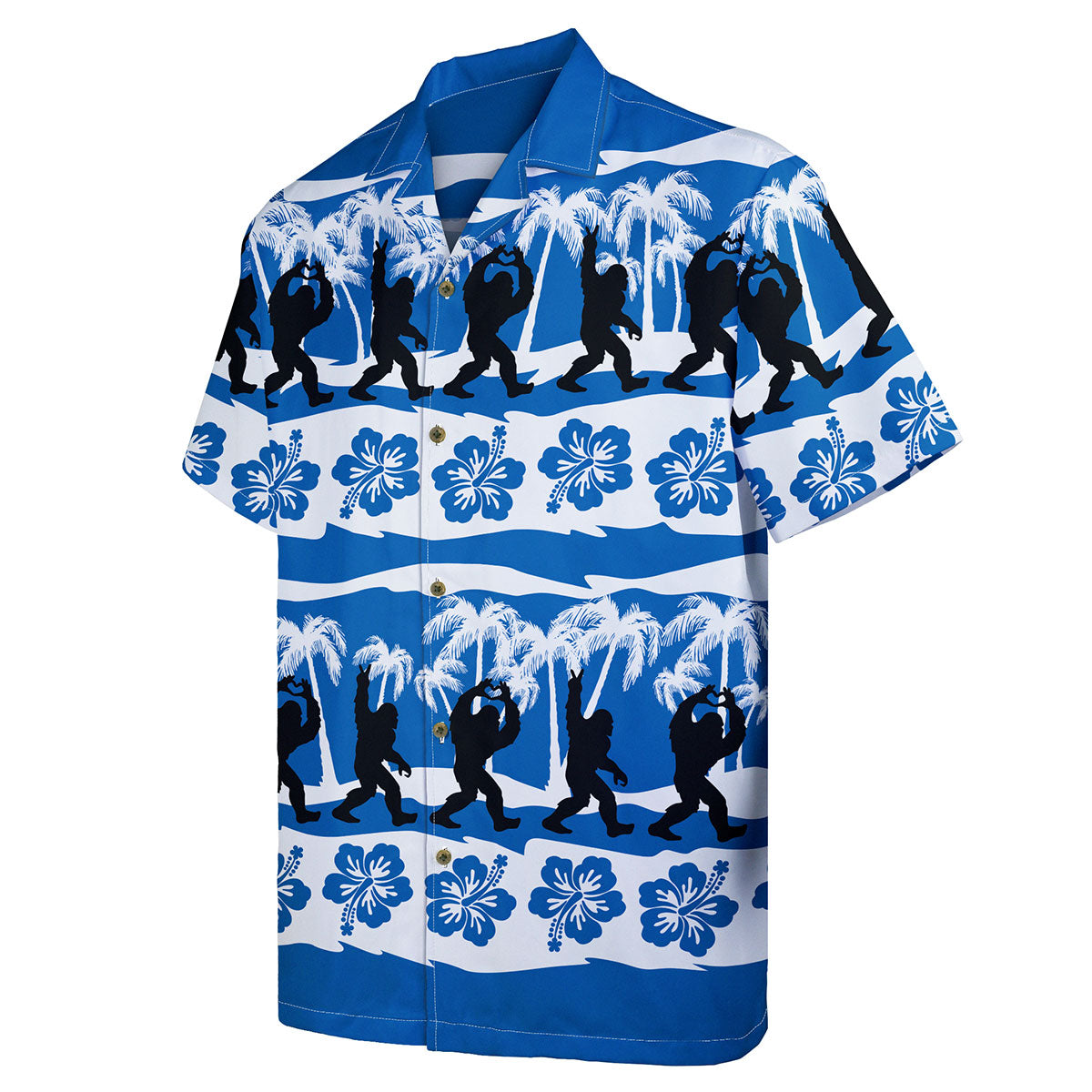 Bigfoot Vibes Only – Hawaiian Shirt Bigfoot Vibes Only –Tropical Sasquatch – Vacation Mode On- Hawaiian Shirt (Copy)