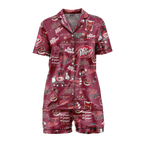 Dr Pepper Satin Pajama Set for Women