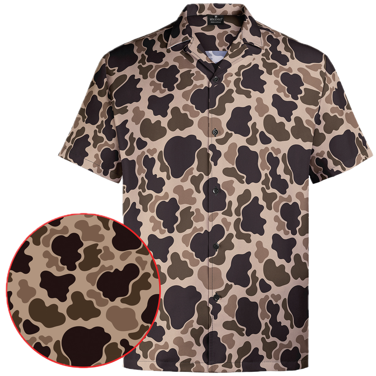 Camo Hawaiian Shirt | Quick-Dry, Breathable & Bold Print