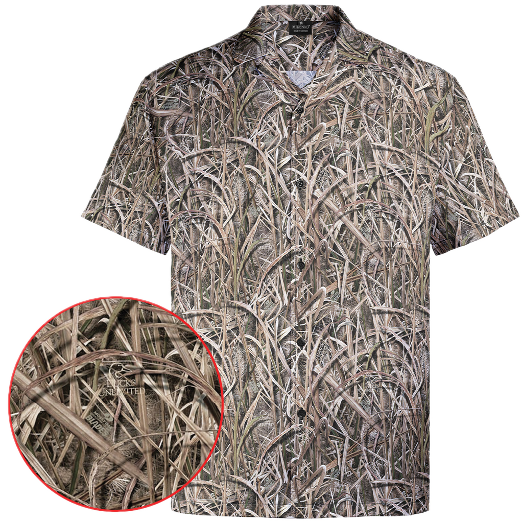 Camo Hawaiian Shirt | Quick-Dry, Breathable & Bold Print