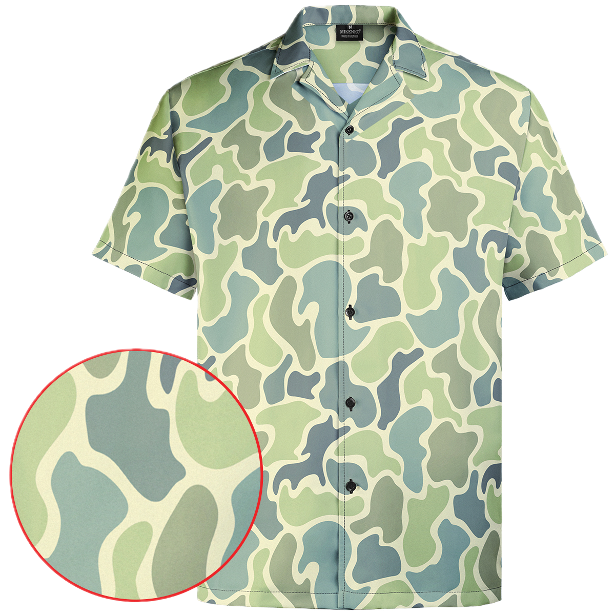Camo Hawaiian Shirt | Quick-Dry, Breathable & Bold Print