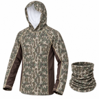 Men’s Lightweight Camo Hunting Hoodie & Matching Face Scarf