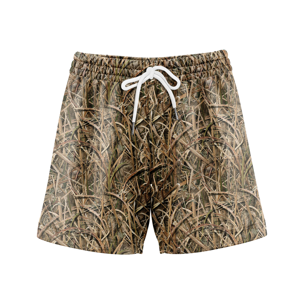 Men’s Duck Hunting Camo Mesh Sports Shorts | Gift for Him
