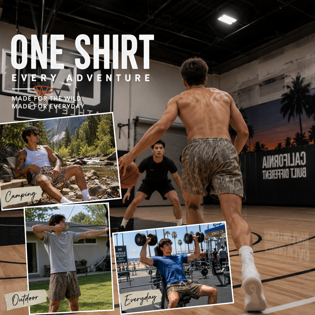 Men’s Duck Hunting Camo Mesh Sports Shorts | Quick-Dry Gym, Running & Basketball | Gift for Him