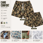 Men’s Duck Hunting Camo Mesh Sports Shorts | Gift for Him