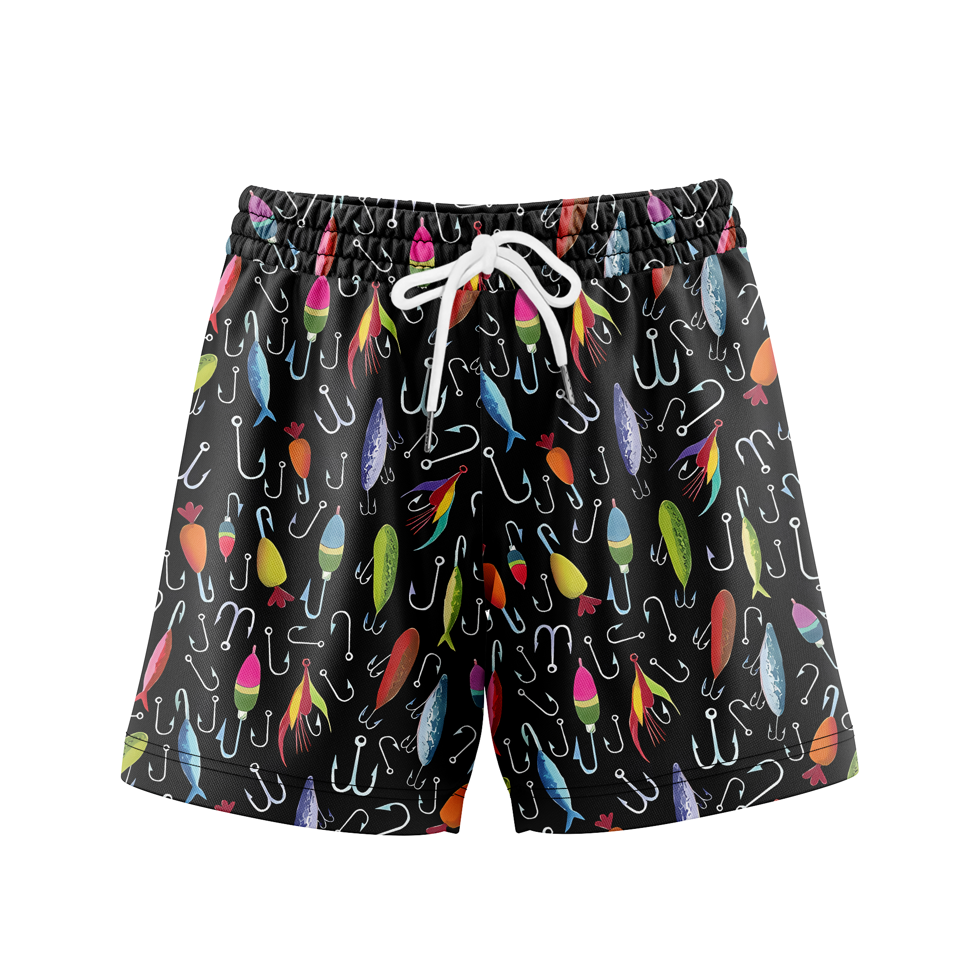Men’s Lure Fishing Mesh Workout Shorts – Soft, Breathable & Quick-Dry | Gift for Him