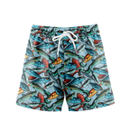 Men’s Lure Fishing Mesh Workout Shorts – Soft, Breathable & Quick-Dry | Gift for Him