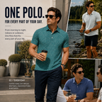Men’s Golf Polo | Quick-Dry, Breathable & Soft Performance Polo