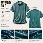 Men’s Golf Polo | Quick-Dry, Breathable & Soft Performance Polo