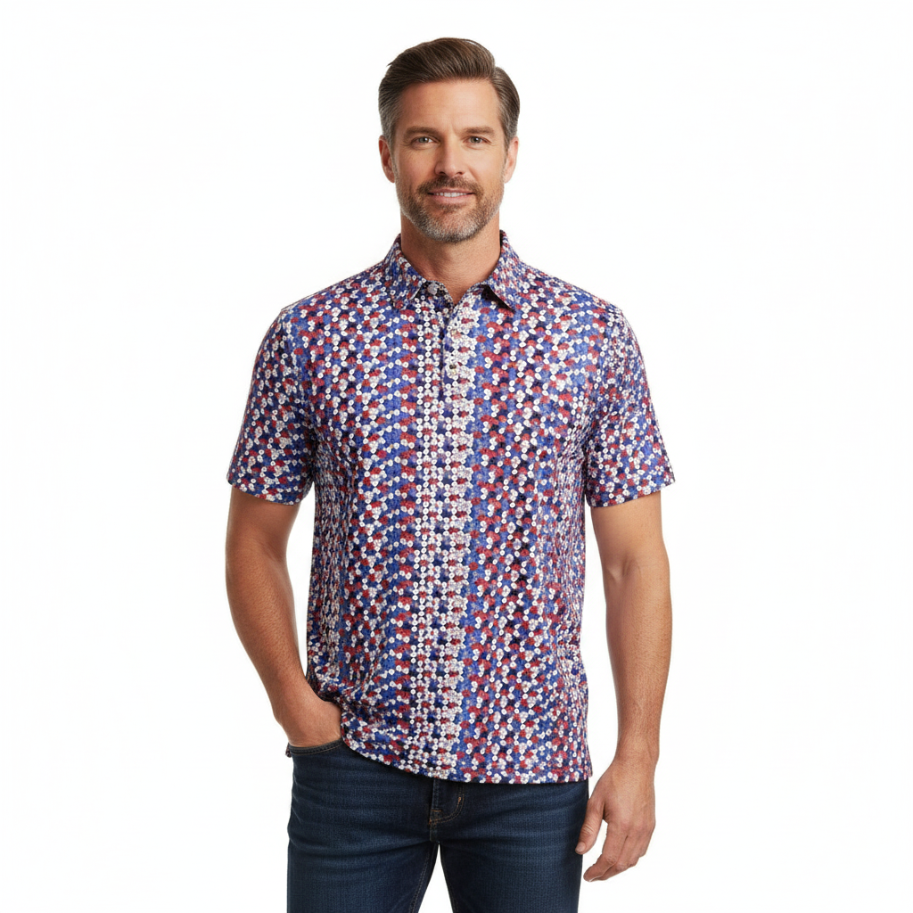 The America Tatas & Peaches Performance Polo