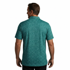 Performance Print Golf Polo Shirt | 4-Way Stretch & Moisture-Wicking