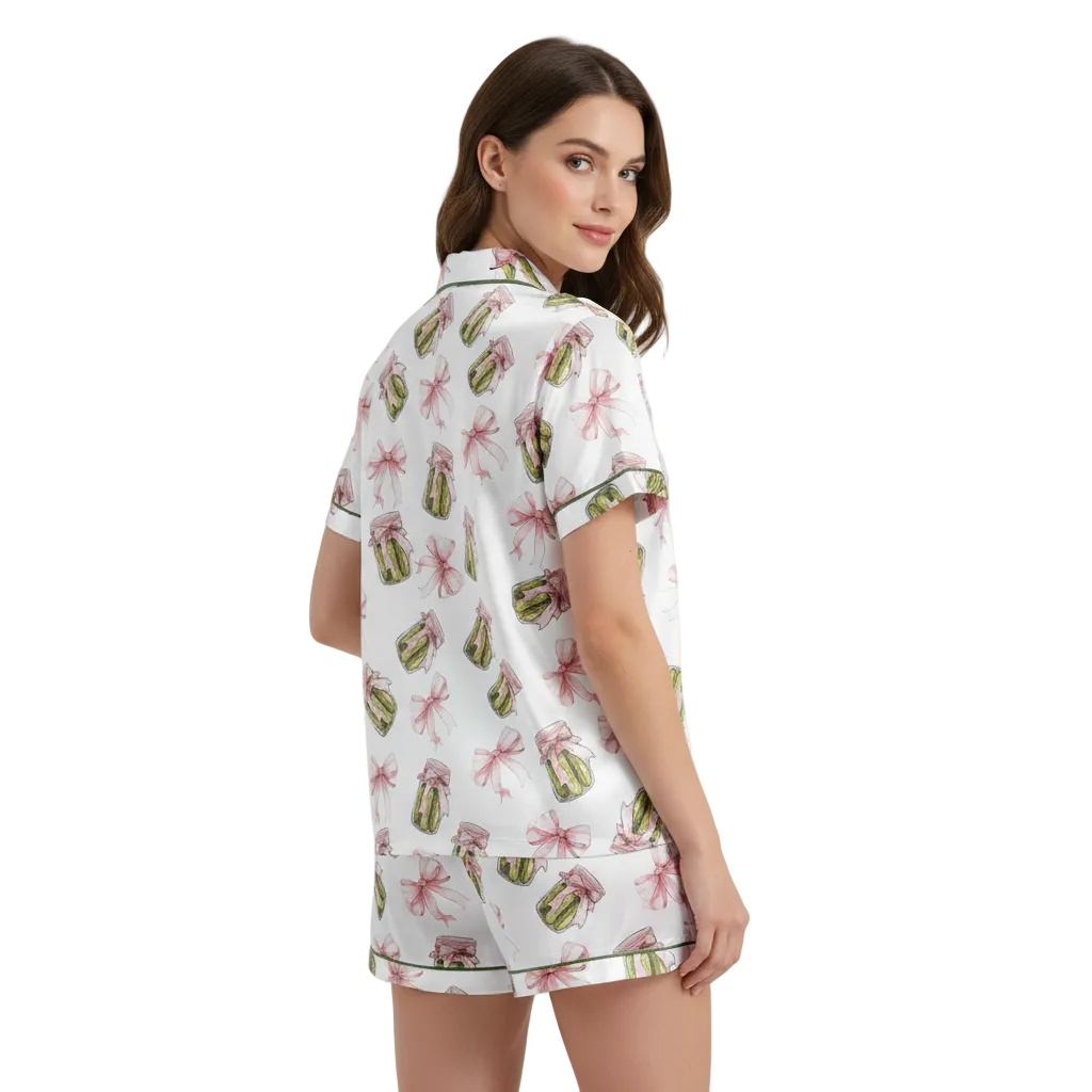 Pajamas Vintage Canned Pickles Women's Set - Sleepwear