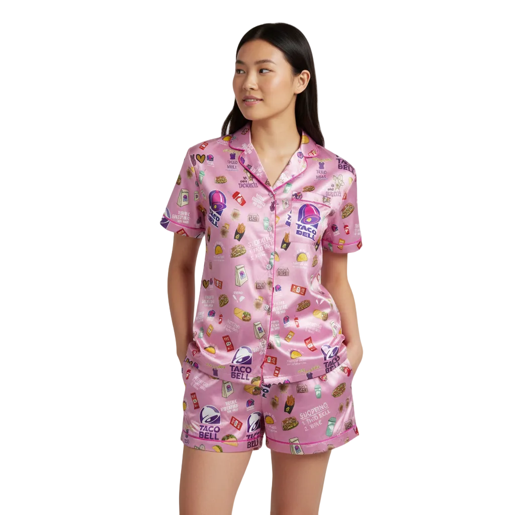 Tacobell Vibe Pajama Women's Set – Cute Comfort Sleepwear