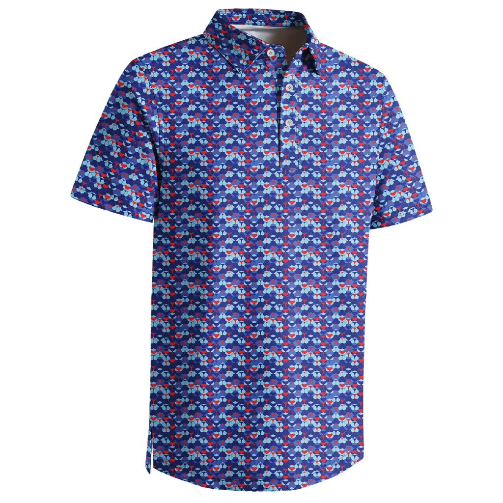 Men’s Golf Polo – The America Tatas & Peaches | Quick-Dry, Breathable & Soft Performance Polo