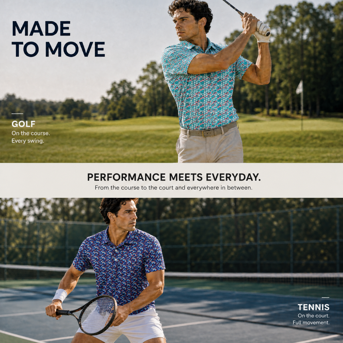 Men’s Golf Polo – The America Tatas & Peaches | Quick-Dry, Breathable & Soft Performance Polo