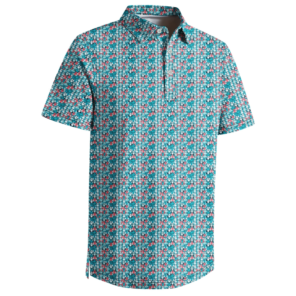 Men’s Golf Polo – The America Tatas & Peaches | Quick-Dry, Breathable & Soft Performance Polo