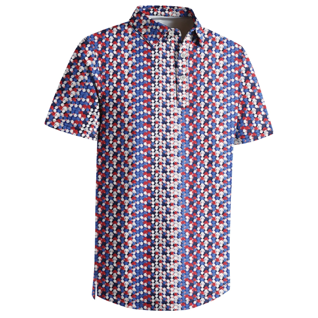 Men’s Golf Polo – The America Tatas & Peaches | Quick-Dry, Breathable & Soft Performance Polo
