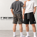 Men’s 9" Tree Camo Fleece Sweat Shorts